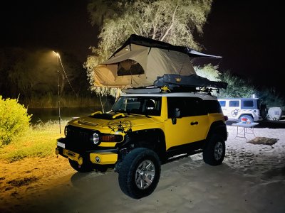 Yellow FJ Cruiser